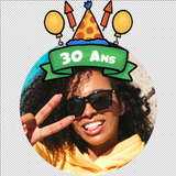 Personalized Birthday Themed Temporary Tattoos (Pack of 24)