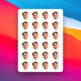 Custom Temporary Tattoos - Face from Your Photo (Pack of 24)